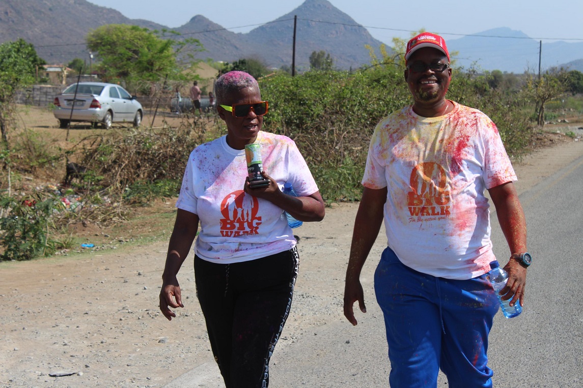 Limpopo Provincial Big Walk held at Diphale Village at Fetakgomo-Tubatse Municipality at the Sekhukhune District